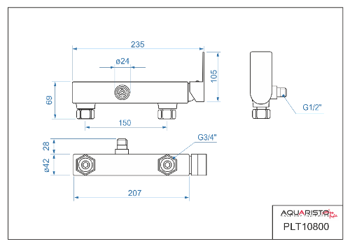 Platform SET AQS02100 PLT 1 sprchový komplet